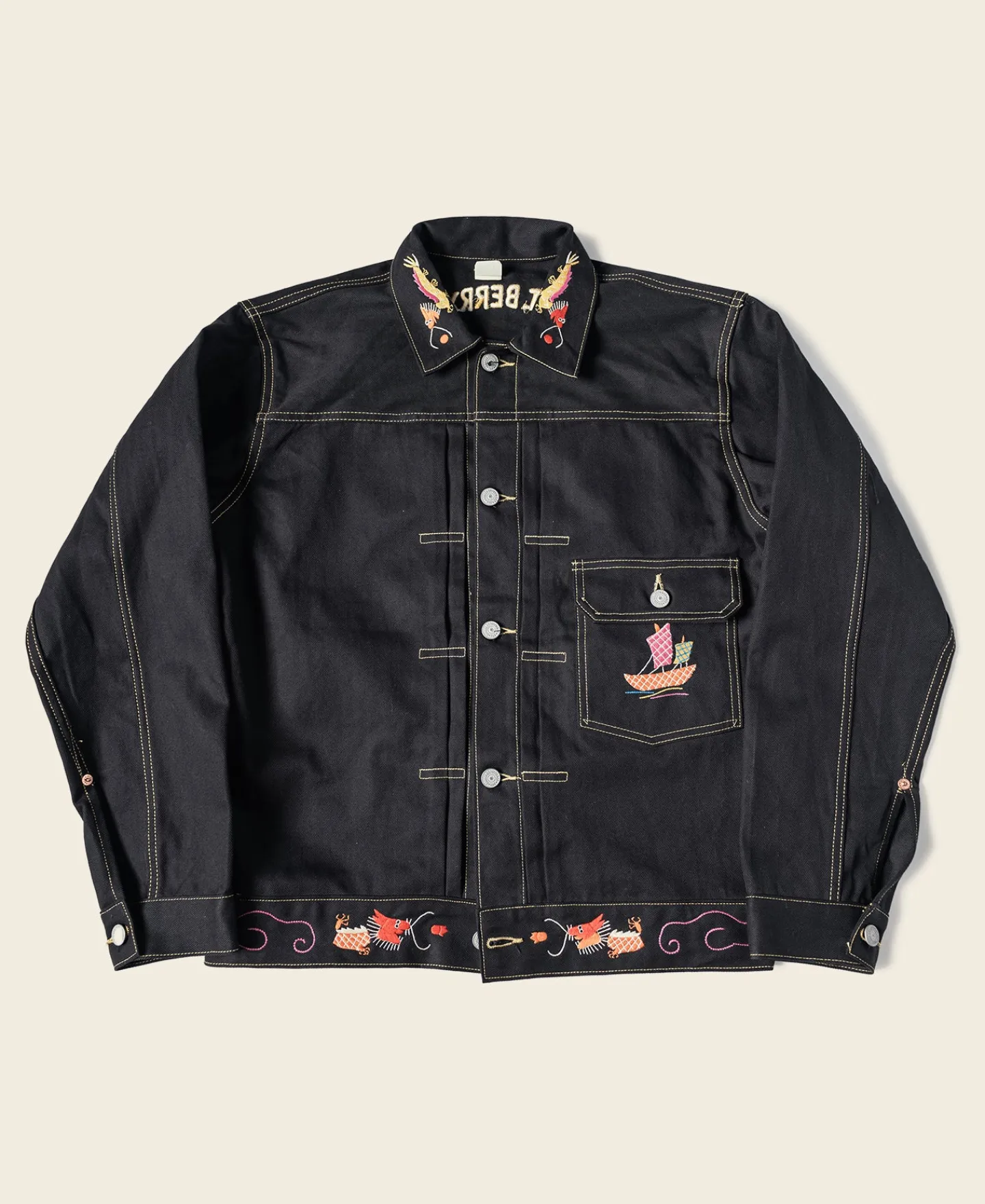 Bronson Mfg 1946 China Dragon Embroidery Souvenir Tour Jacket> Jackets & Coats