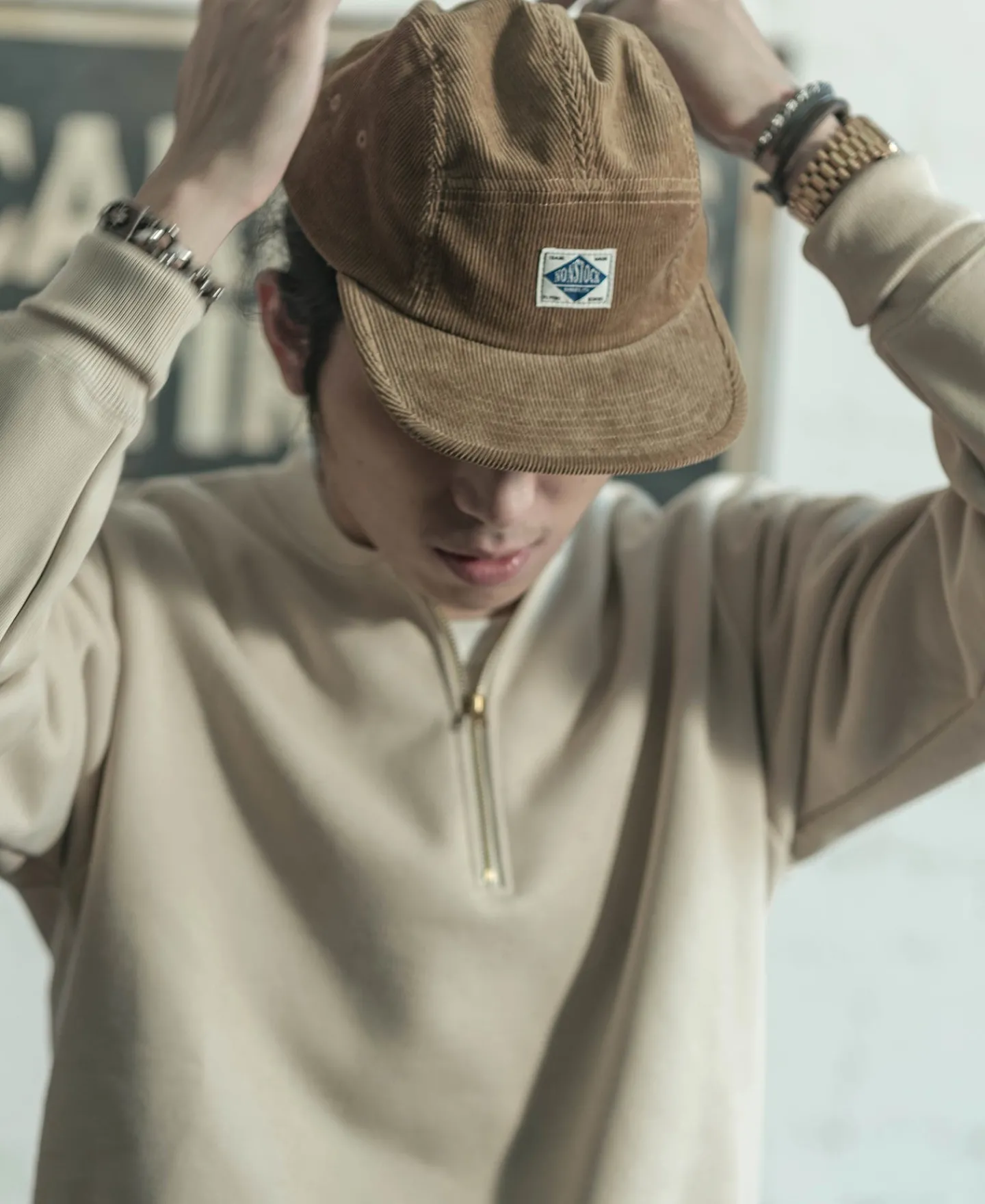 Bronson Mfg 12.5 oz Corduroy 5 Panel Cap -> Hats & Caps