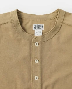Bronson Mfg 10.6 oz Cotton Short Sleeve Henley T-Shirt -><noscript><img width=