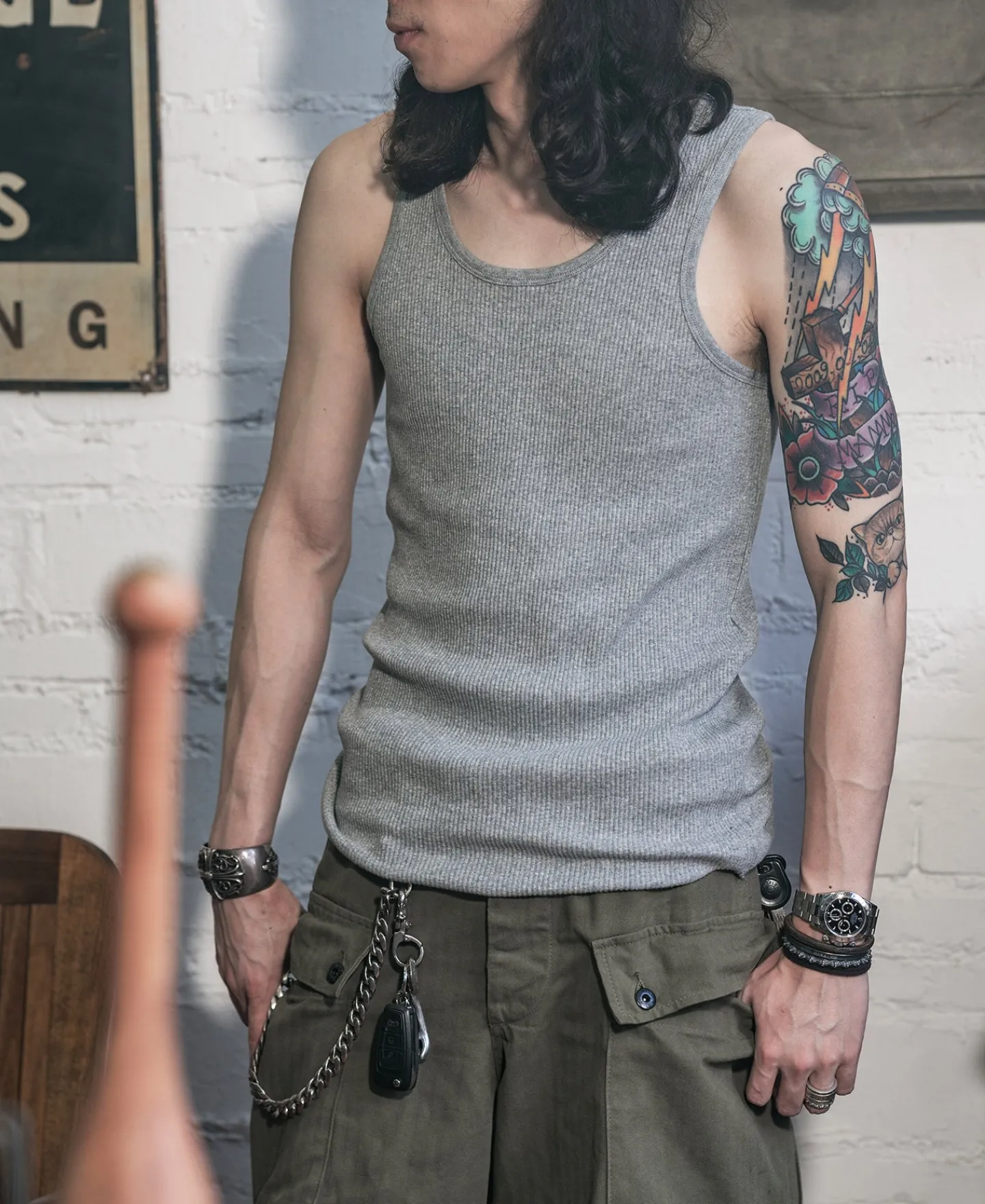 Bronson Mfg 10.5 oz Cotton Tank Top -> Underwear