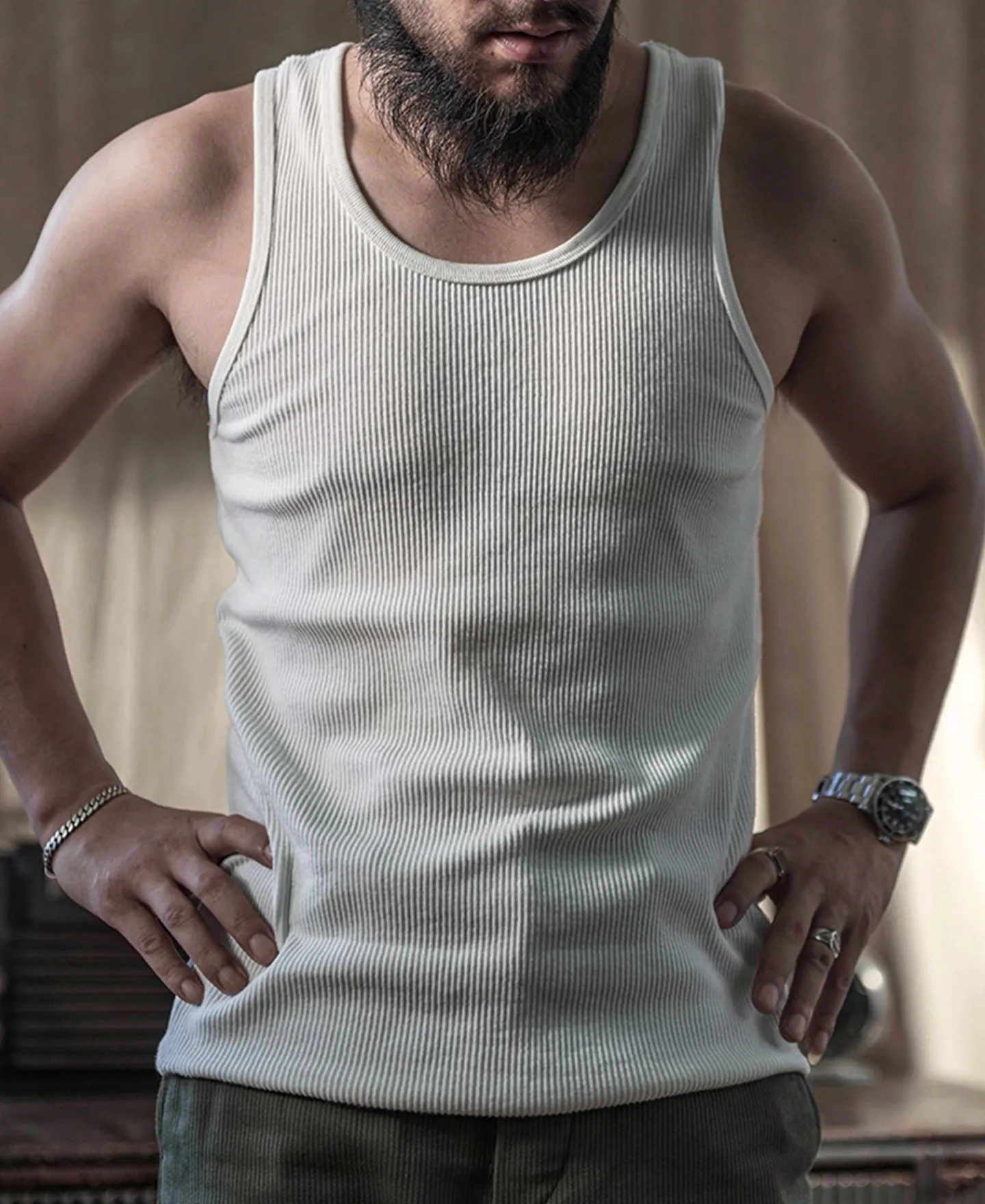 Bronson Mfg 10.5 oz Cotton Tank Top -> Underwear