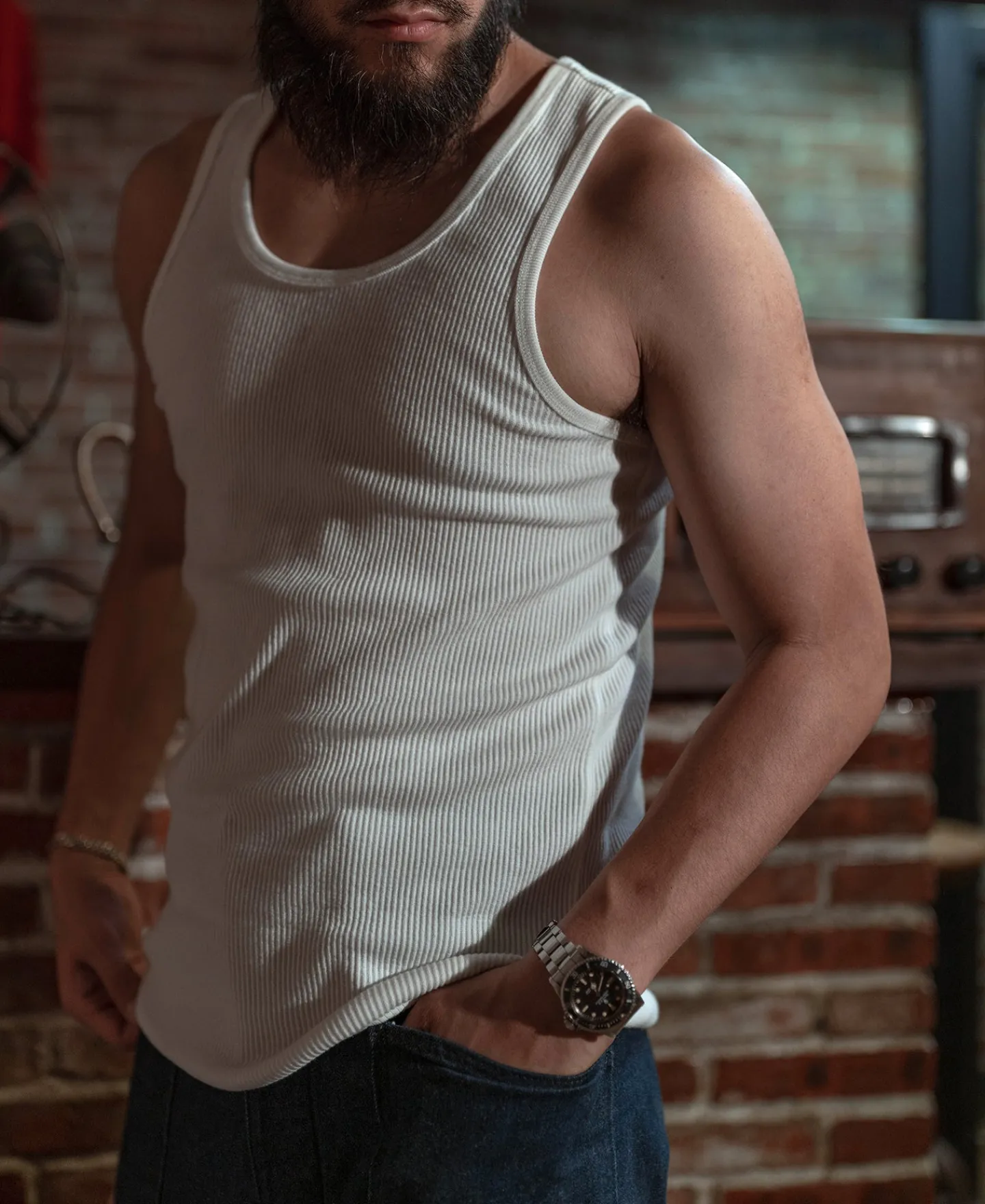 Bronson Mfg 10.5 oz Cotton Tank Top -> Underwear