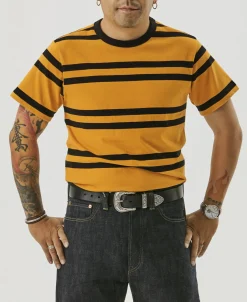Bronson Mfg 9.8 oz IVY Style Striped T-Shirt -><noscript><img width=