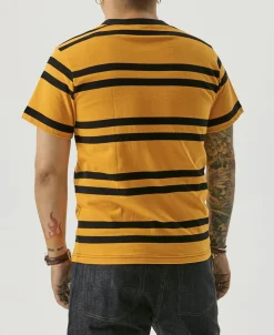 Bronson Mfg 9.8 oz IVY Style Striped T-Shirt -><noscript><img width=