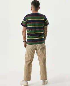 Bronson Mfg 9.8 oz IVY Style Striped T-Shirt -><noscript><img width=