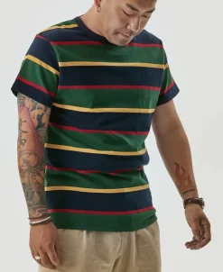 Bronson Mfg 9.8 oz IVY Style Striped T-Shirt -><noscript><img width=