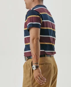 Bronson Mfg 9.8 oz IVY Style Striped T-Shirt -><noscript><img width=