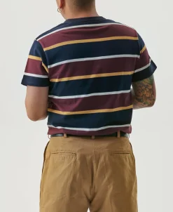 Bronson Mfg 9.8 oz IVY Style Striped T-Shirt -><noscript><img width=