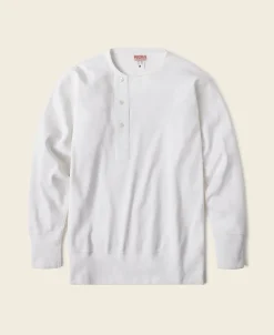 Bronson Mfg 14 oz Side Closing Henley Shirt -> Long Sleeve T-Shirts|Henleys