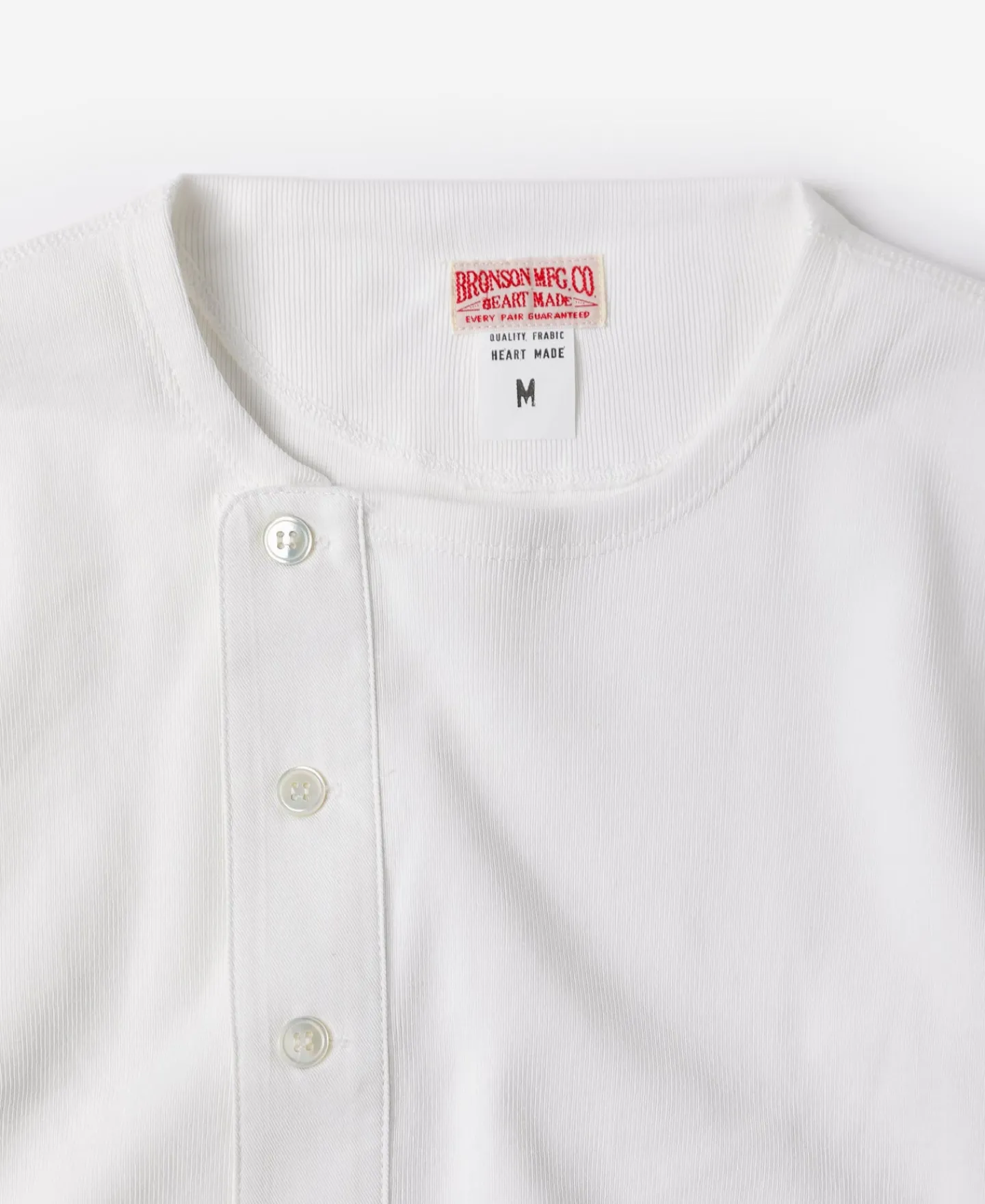 Bronson Mfg 14 oz Side Closing Henley Shirt -> Long Sleeve T-Shirts|Henleys