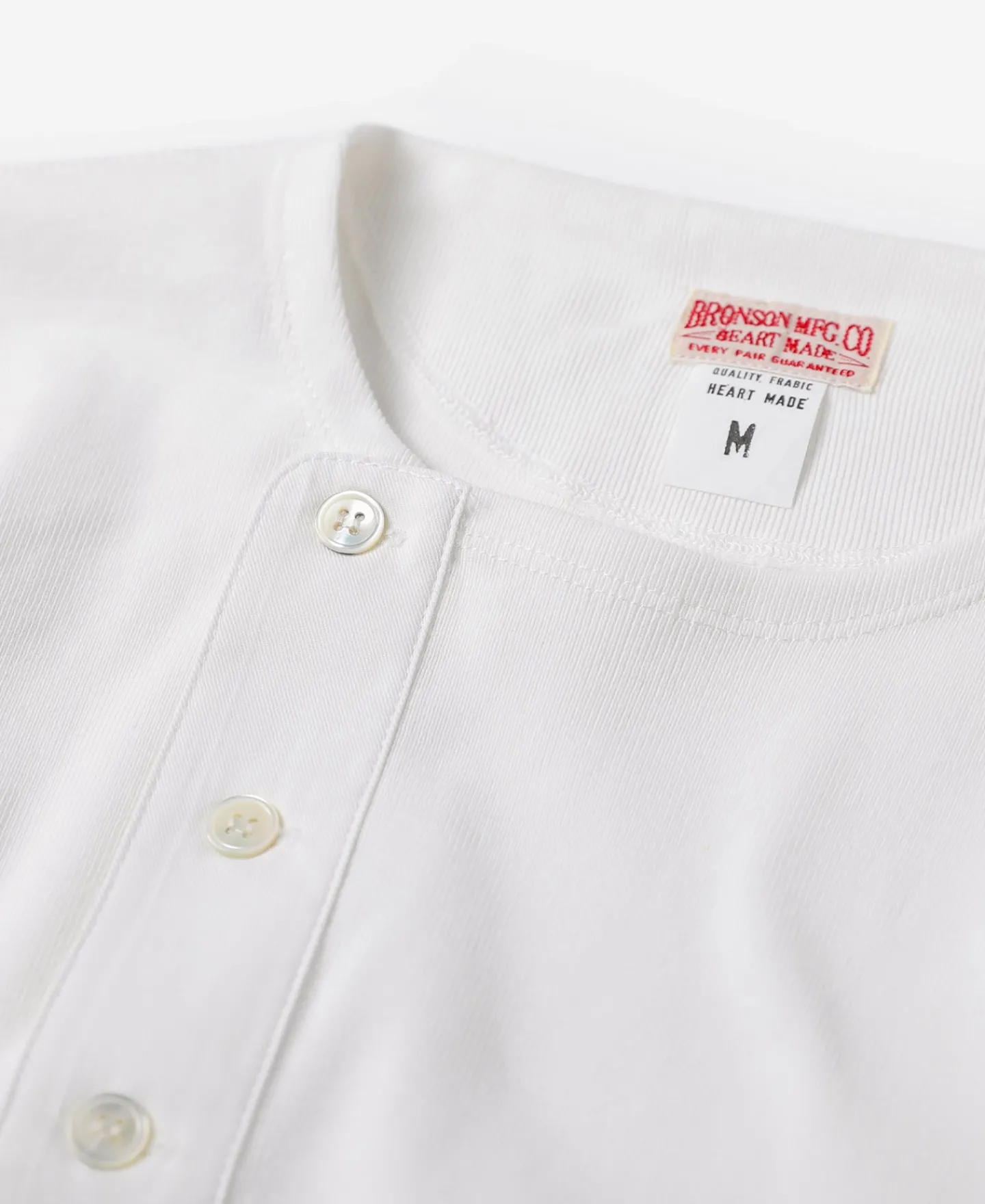 Bronson Mfg 14 oz Side Closing Henley Shirt -> Long Sleeve T-Shirts|Henleys