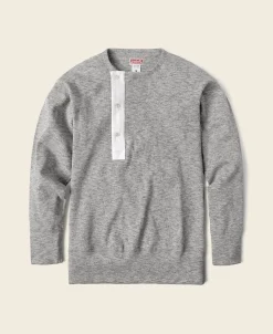 Bronson Mfg 14 oz Side Closing Henley Shirt -> Long Sleeve T-Shirts|Henleys