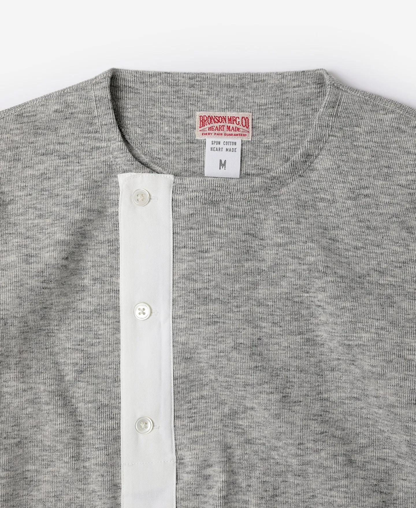 Bronson Mfg 14 oz Side Closing Henley Shirt -> Long Sleeve T-Shirts|Henleys