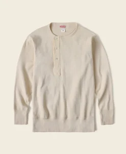 Bronson Mfg 14 oz Side Closing Henley Shirt -> Long Sleeve T-Shirts|Henleys