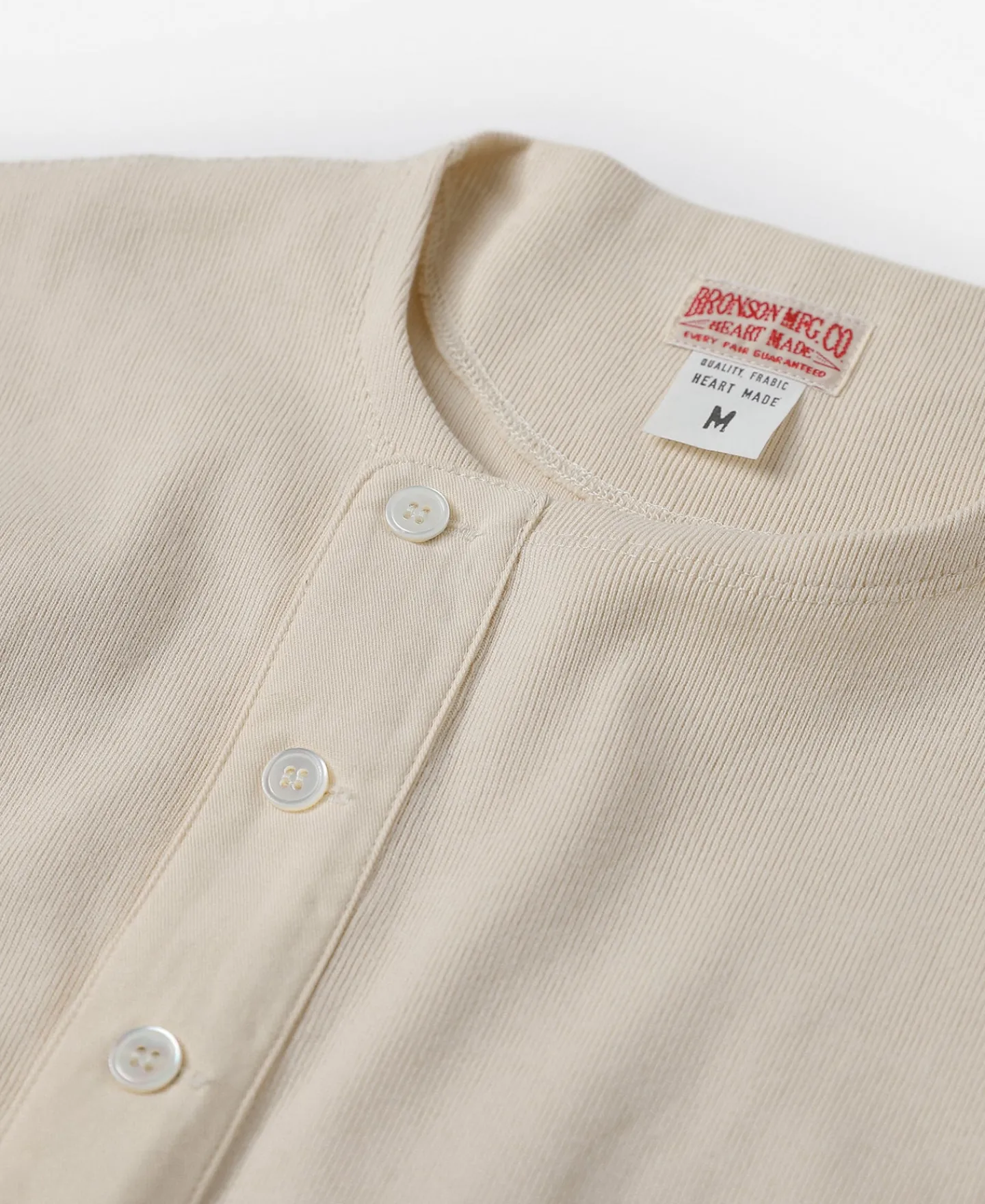 Bronson Mfg 14 oz Side Closing Henley Shirt -> Long Sleeve T-Shirts|Henleys