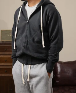 Bronson Mfg 17.5 oz Terry Cloth Full-Zip Hoodie -><noscript><img width=