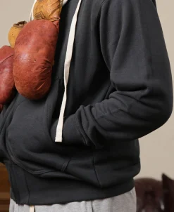 Bronson Mfg 17.5 oz Terry Cloth Full-Zip Hoodie -><noscript><img width=