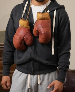Bronson Mfg 17.5 oz Terry Cloth Full-Zip Hoodie -><noscript><img width=