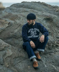 Bronson Mfg 21 oz USCG Reverse Weave Sweatshirt><noscript><img width=