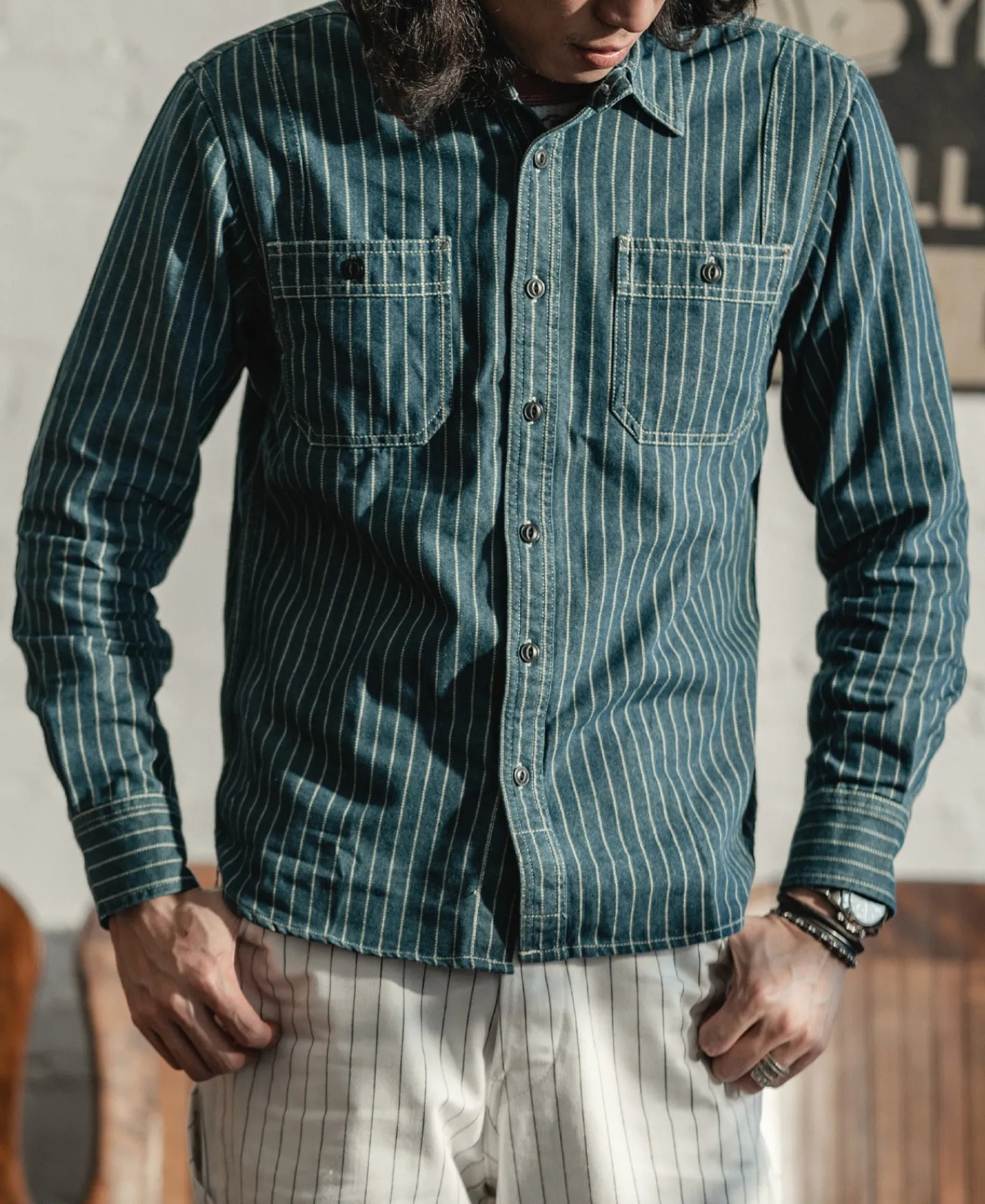Bronson Mfg 9 oz Wabash Vent Hole Work Shirt> Long Sleeve Shirts