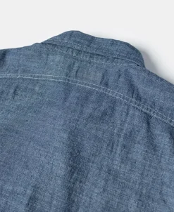 Bronson Mfg 1943 Slub Cotton Chambray Work Shirt><noscript><img width=