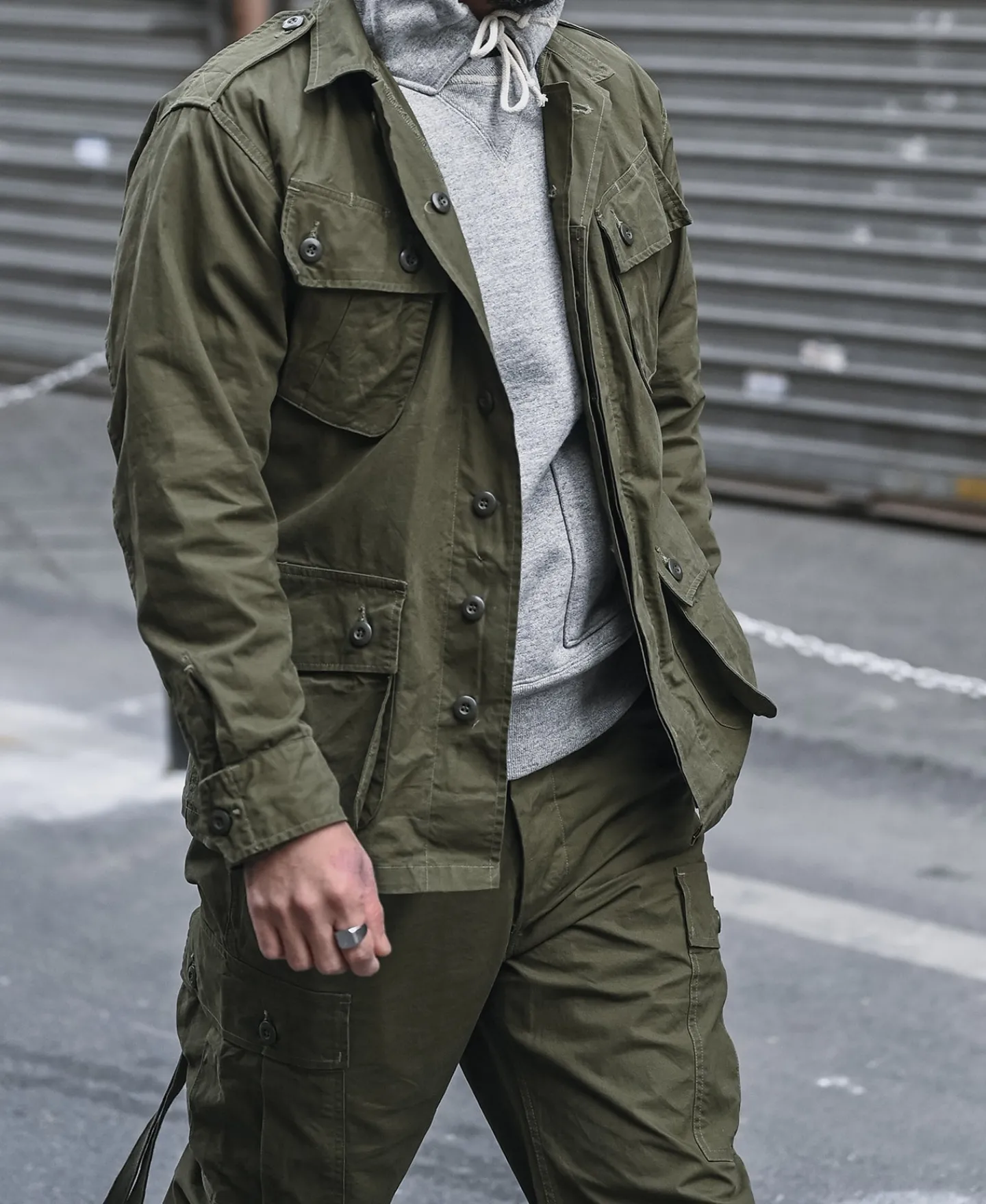 Bronson Mfg 1963 1st Model Tropical Jungle Fatigue Jacket> Jackets & Coats