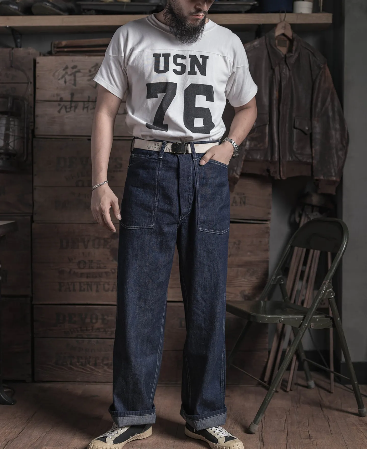 Bronson Mfg 1935 US Army CCC Fatigue Dungaree> Jeans|Pants & Trousers
