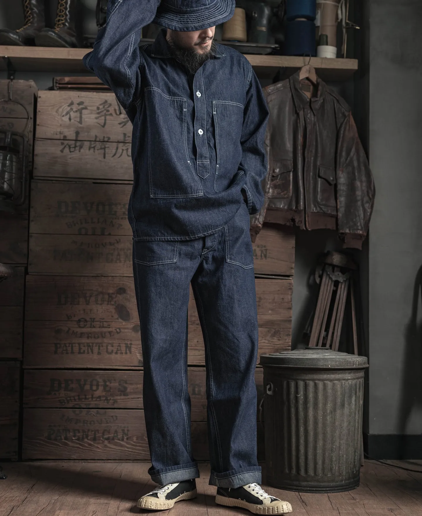 Bronson Mfg 1935 US Army CCC Fatigue Dungaree> Jeans|Pants & Trousers