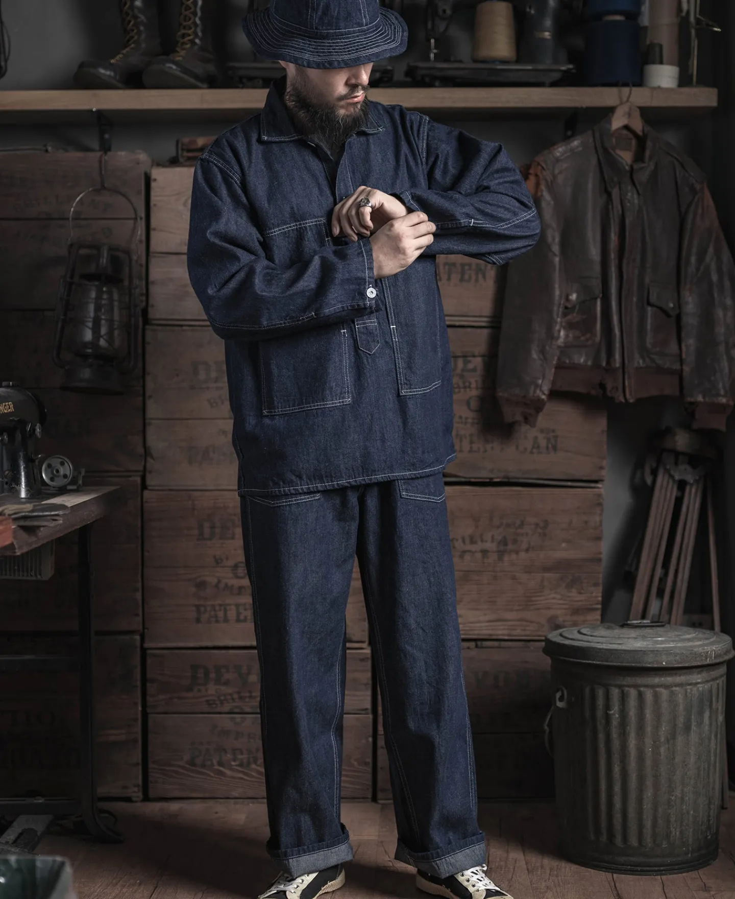 Bronson Mfg 1935 US Army CCC Fatigue Jumper> Denim Jackets|Jackets & Coats