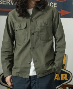 Bronson Mfg 1963 US Army OG-107 Fatigue Utility Shirt><noscript><img width=