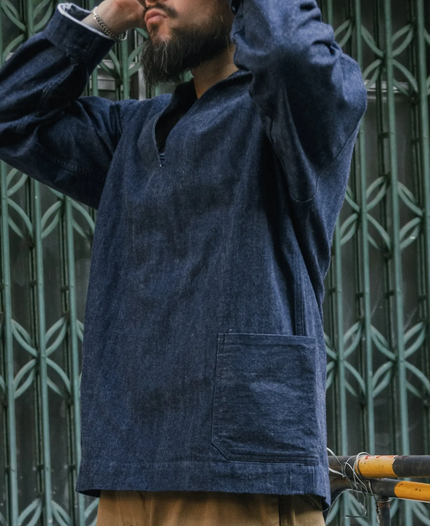 Bronson Mfg 1917 USN Dungaree Pullover Jumper> Jackets & Coats|Denim Jackets