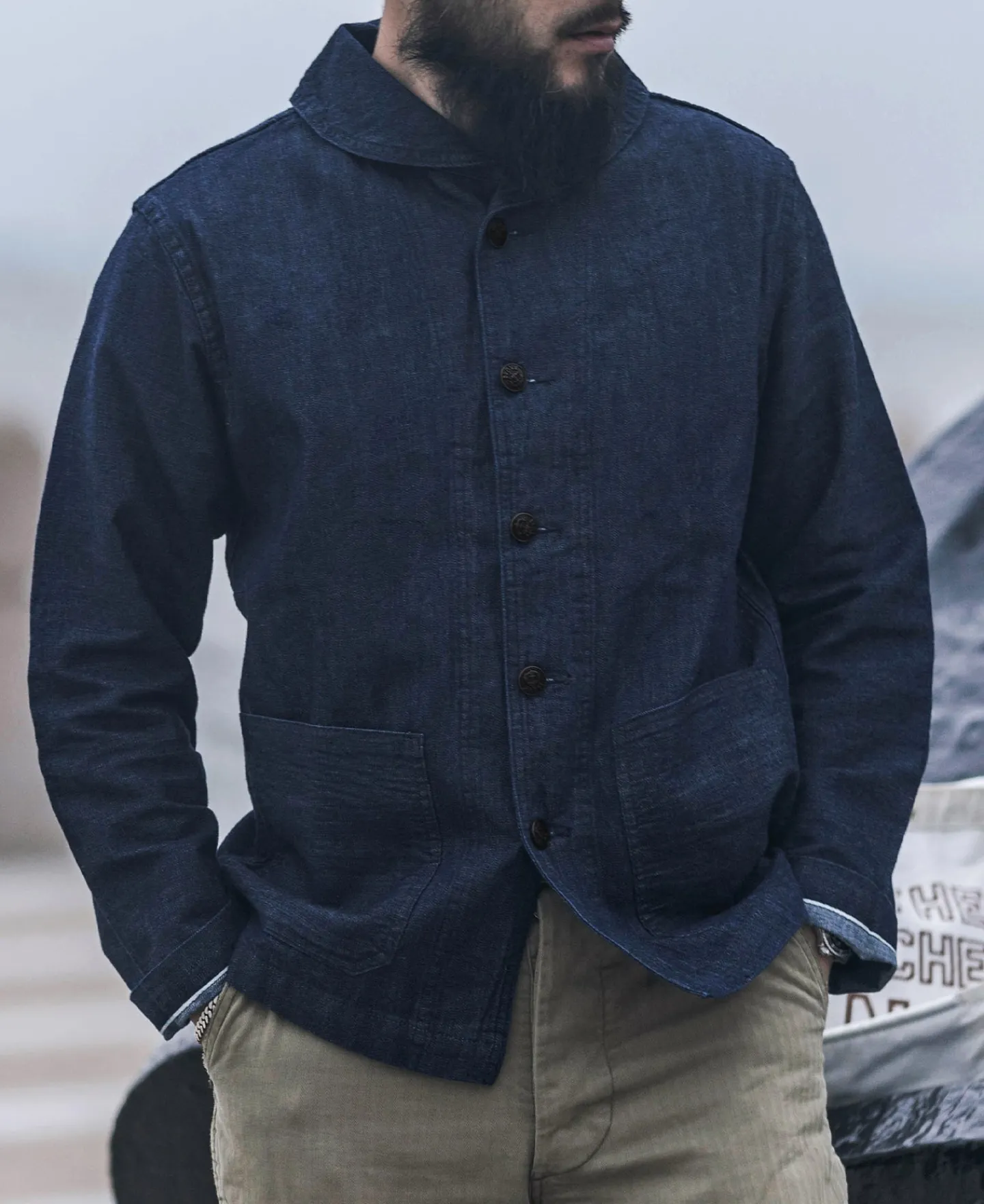 Bronson Mfg 1922 USN 2nd Model Denim Coverall Utility Jacket> Denim Jackets|Jackets & Coats