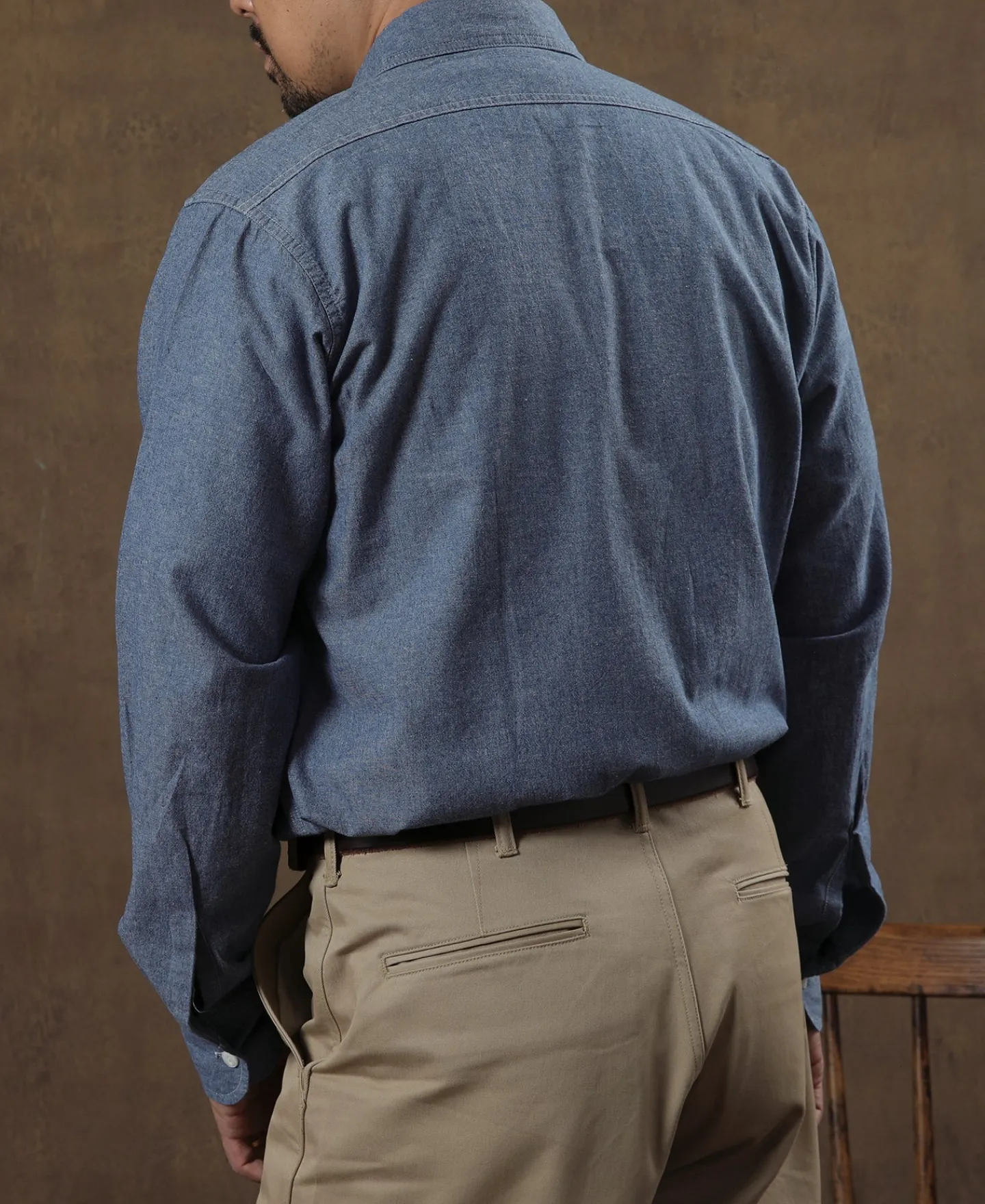 Bronson Mfg Chambray Work Shirt> Long Sleeve Shirts