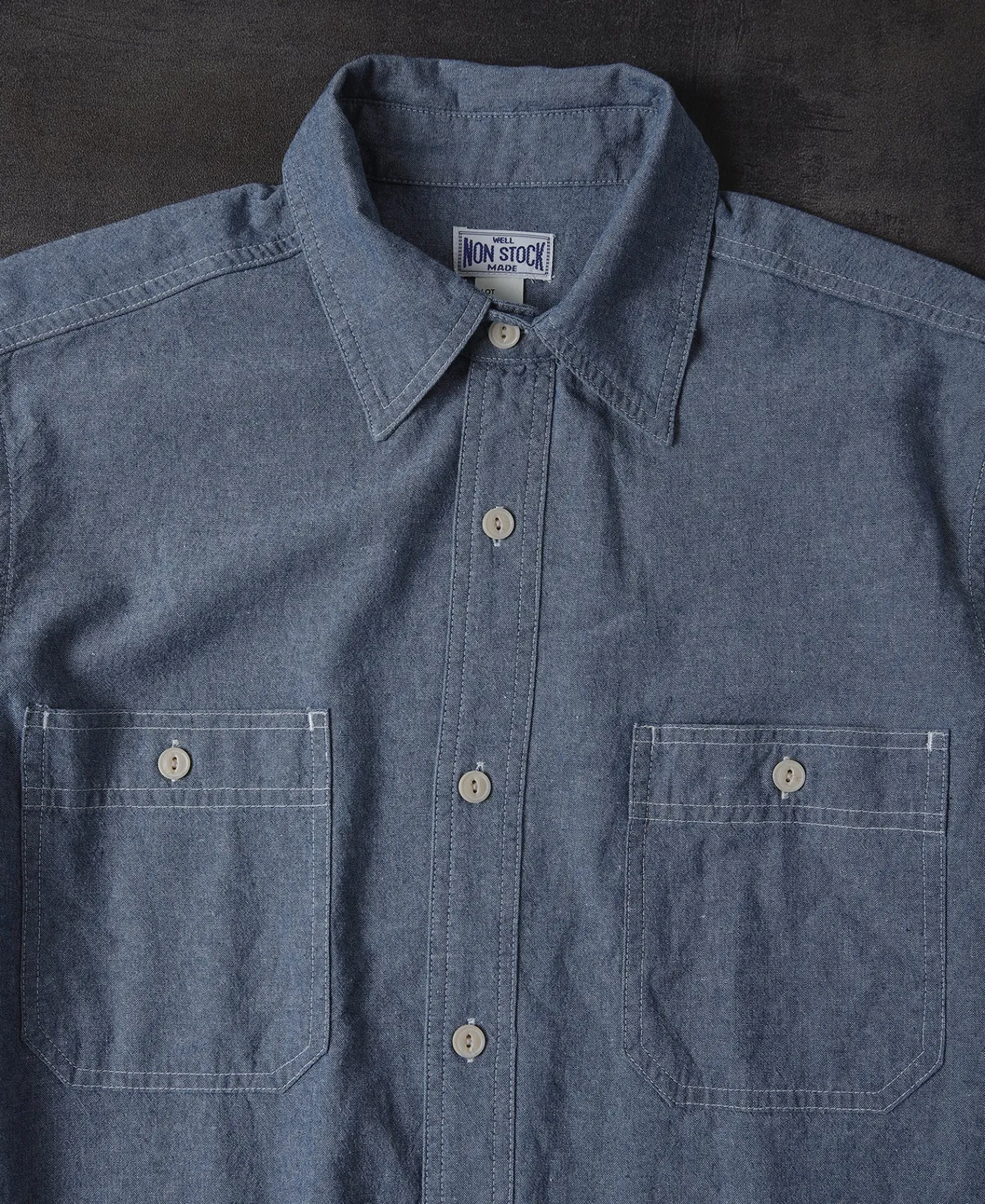 Bronson Mfg Chambray Work Shirt> Long Sleeve Shirts