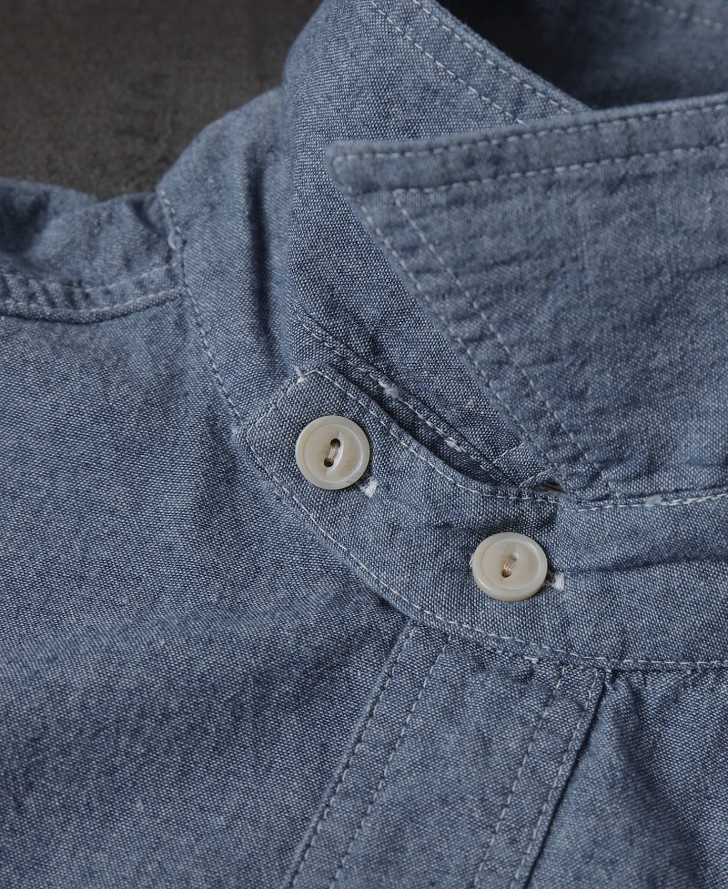 Bronson Mfg Chambray Work Shirt> Long Sleeve Shirts