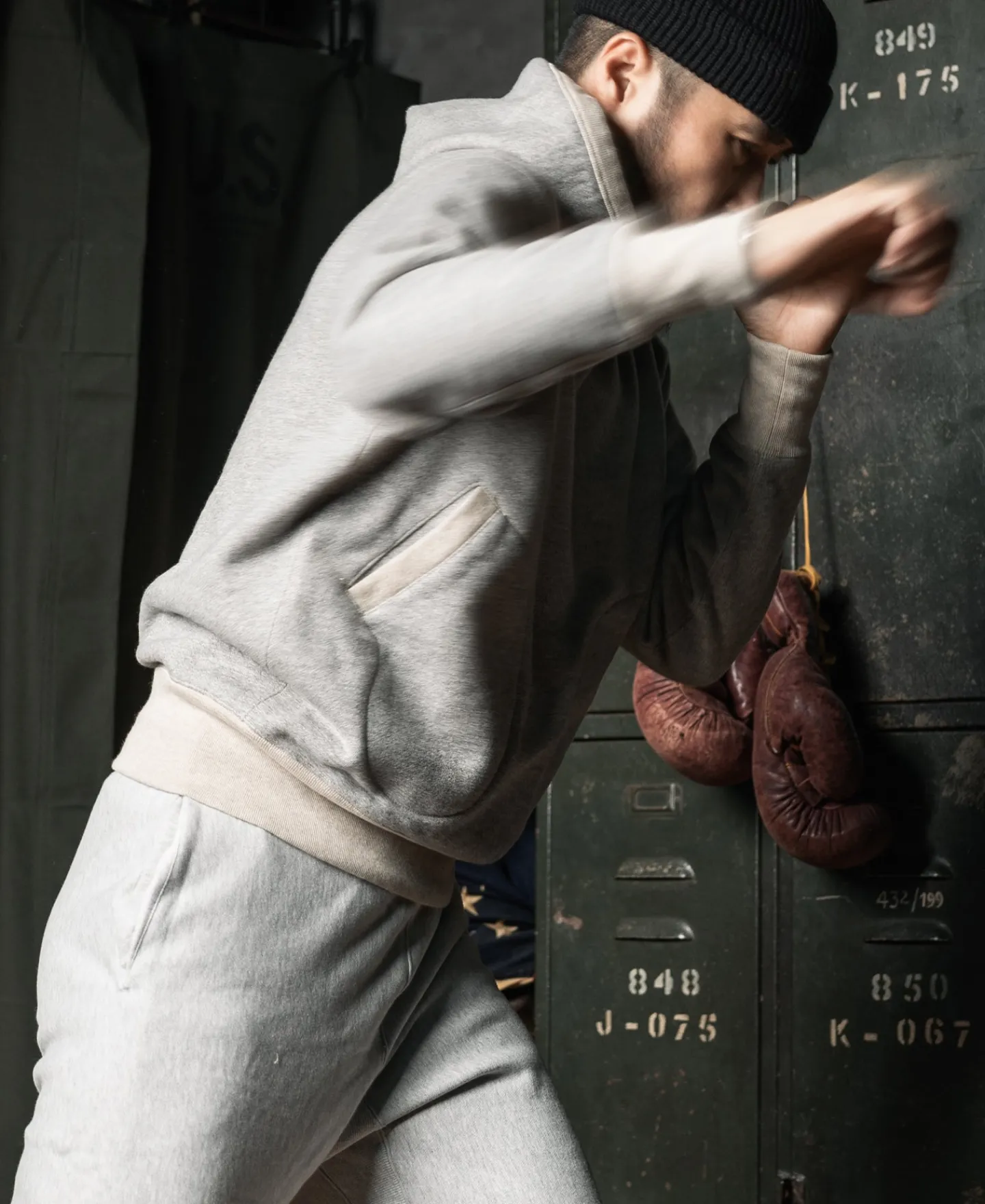 Bronson Mfg Boxing Glove Pocket Lock Hood Hoodie> Sweatshirts & Hoodies