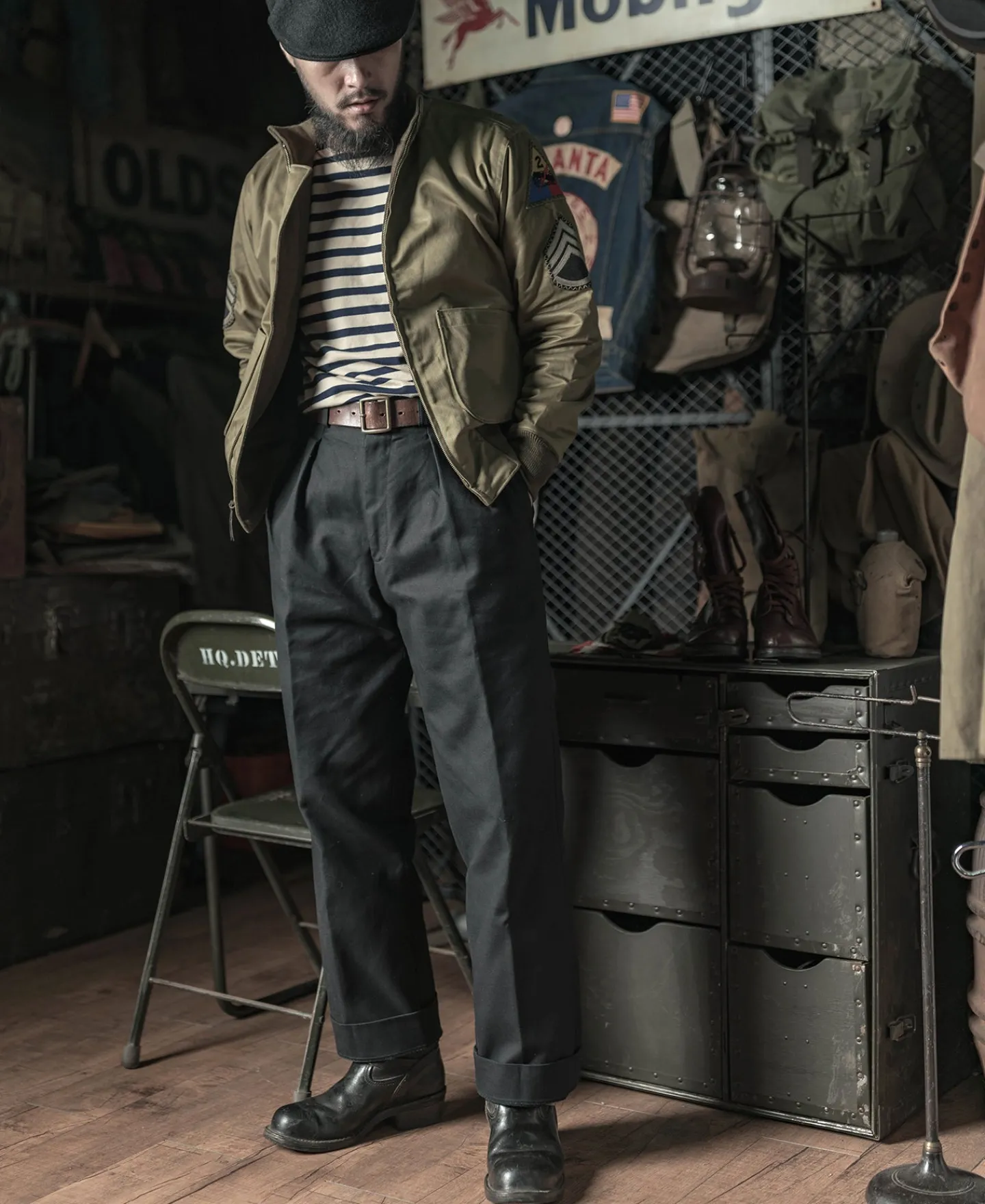 Bronson Mfg Breton Stripe Long Sleeve T-Shirt> Long Sleeve T-Shirts