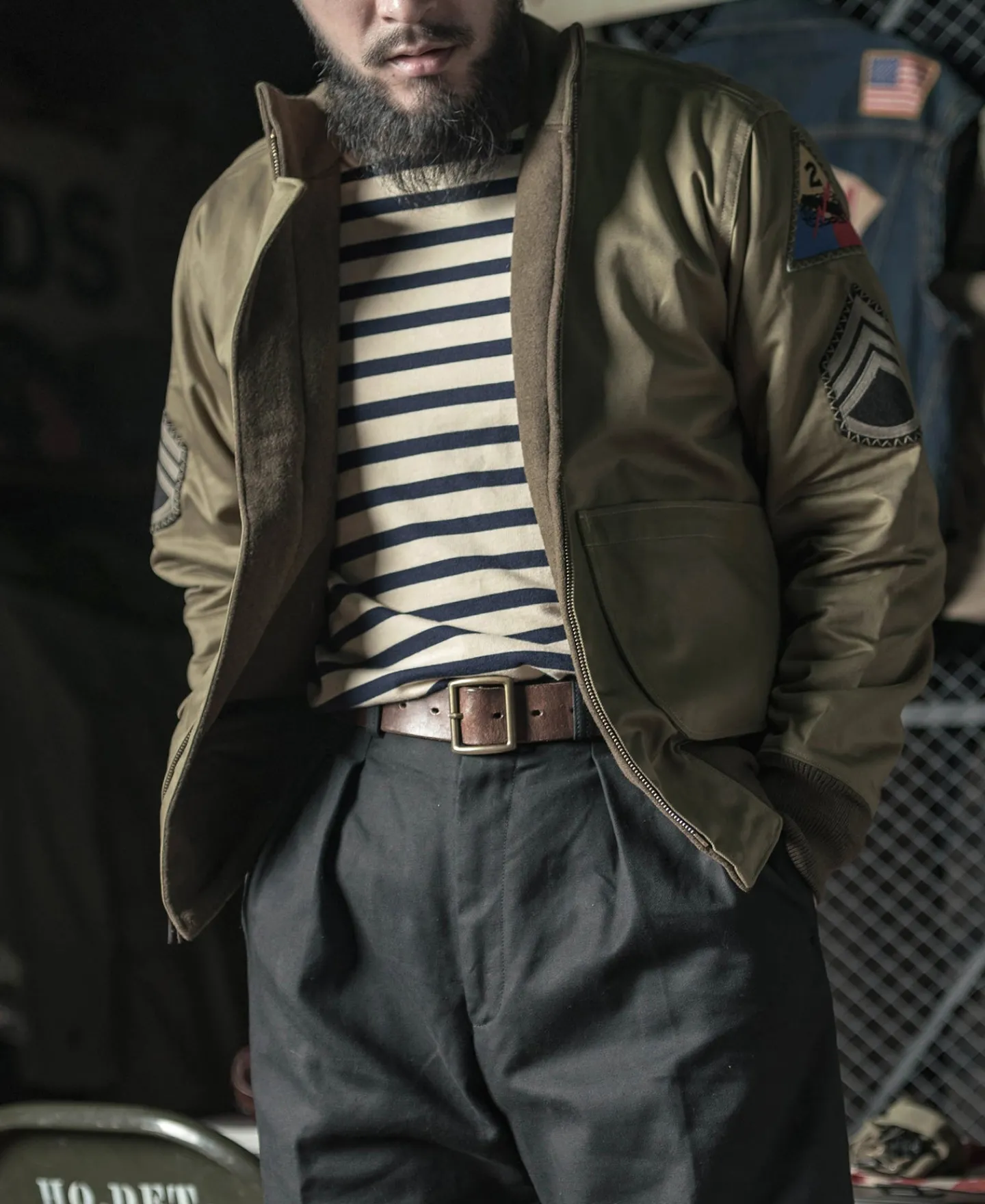 Bronson Mfg Breton Stripe Long Sleeve T-Shirt> Long Sleeve T-Shirts