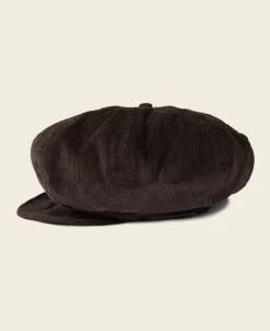 Bronson Mfg Brown Corduroy Newsboy Cap><noscript><img width=