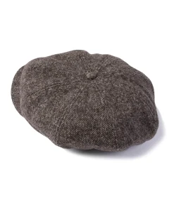 Bronson Mfg Herringbone Wool Newsboy Cap><noscript><img width=