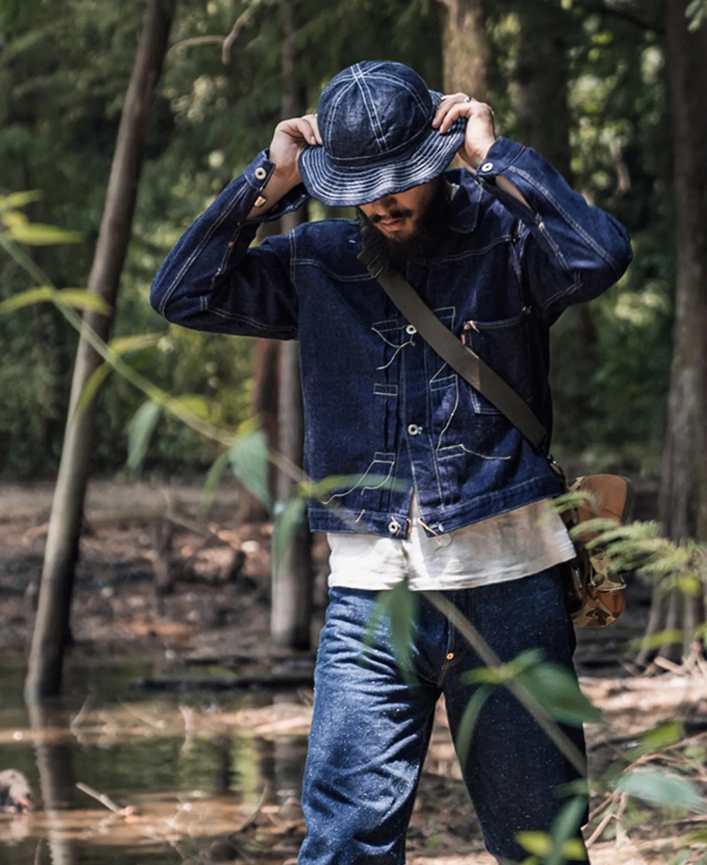 Bronson Mfg CCC Daisy Mae Hat - Denim> Hats & Caps