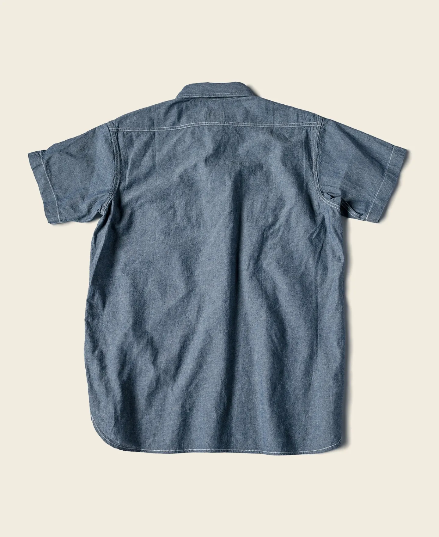 Bronson Mfg Chambray Short Sleeve Work Shirt> Short Sleeve Shirts