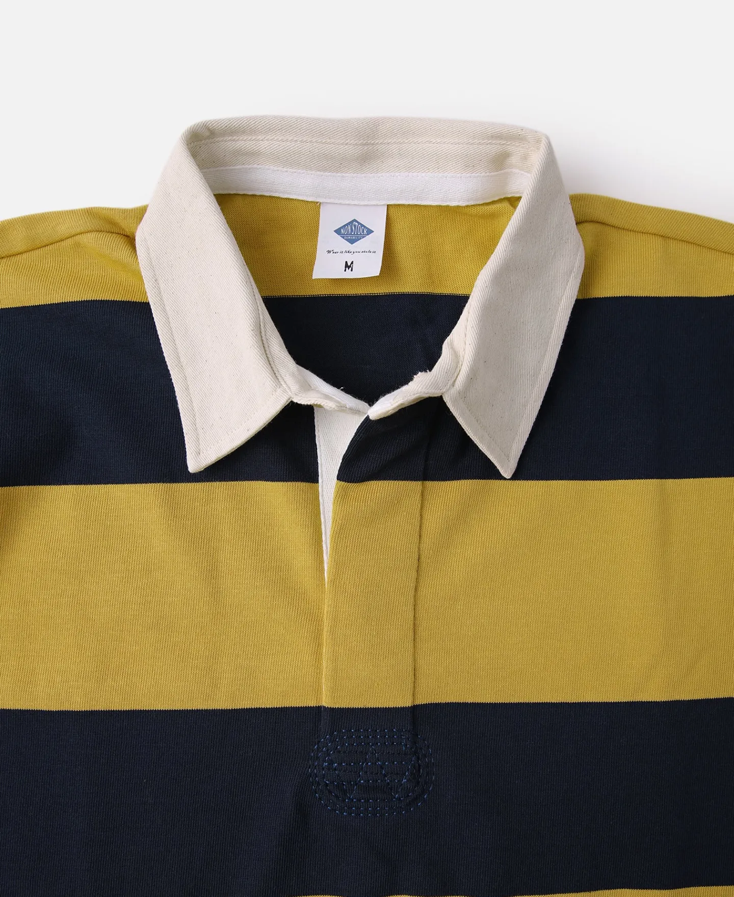 Bronson Mfg Classic Fit Striped Jersey Rugby Shirt -> Long Sleeve T-Shirts