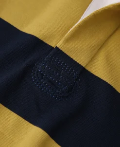 Bronson Mfg Classic Fit Striped Jersey Rugby Shirt -><noscript><img width=