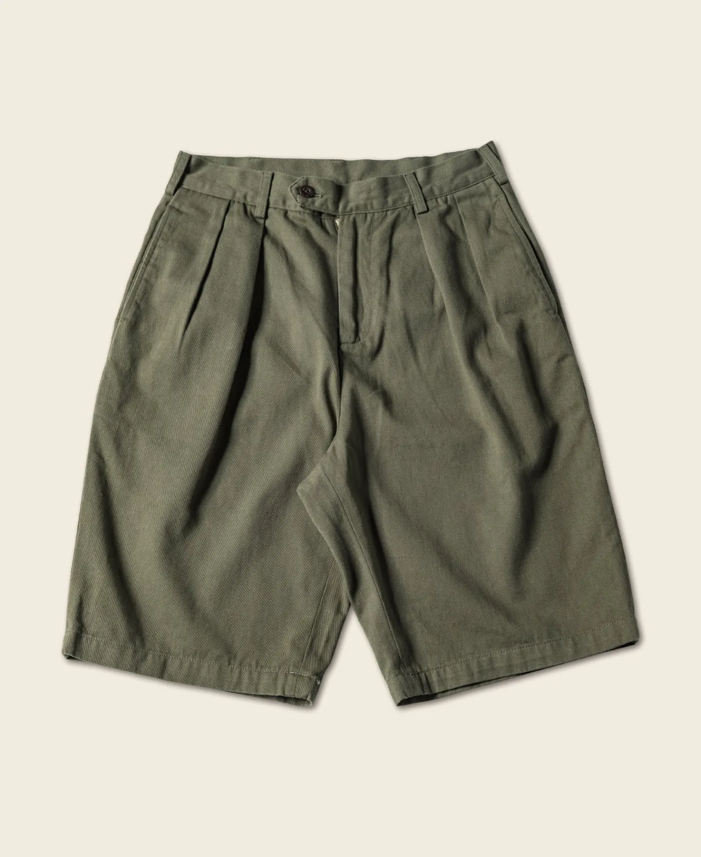 Bronson Mfg Classic Straight Leg Double Pleated Shorts -> Shorts