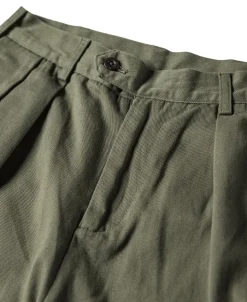 Bronson Mfg Classic Straight Leg Double Pleated Shorts -><noscript><img width=