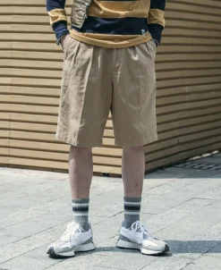 Bronson Mfg Classic Straight Leg Double Pleated Shorts -><noscript><img width=