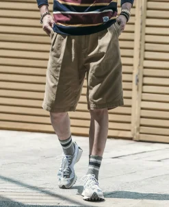 Bronson Mfg Classic Straight Leg Double Pleated Shorts -><noscript><img width=