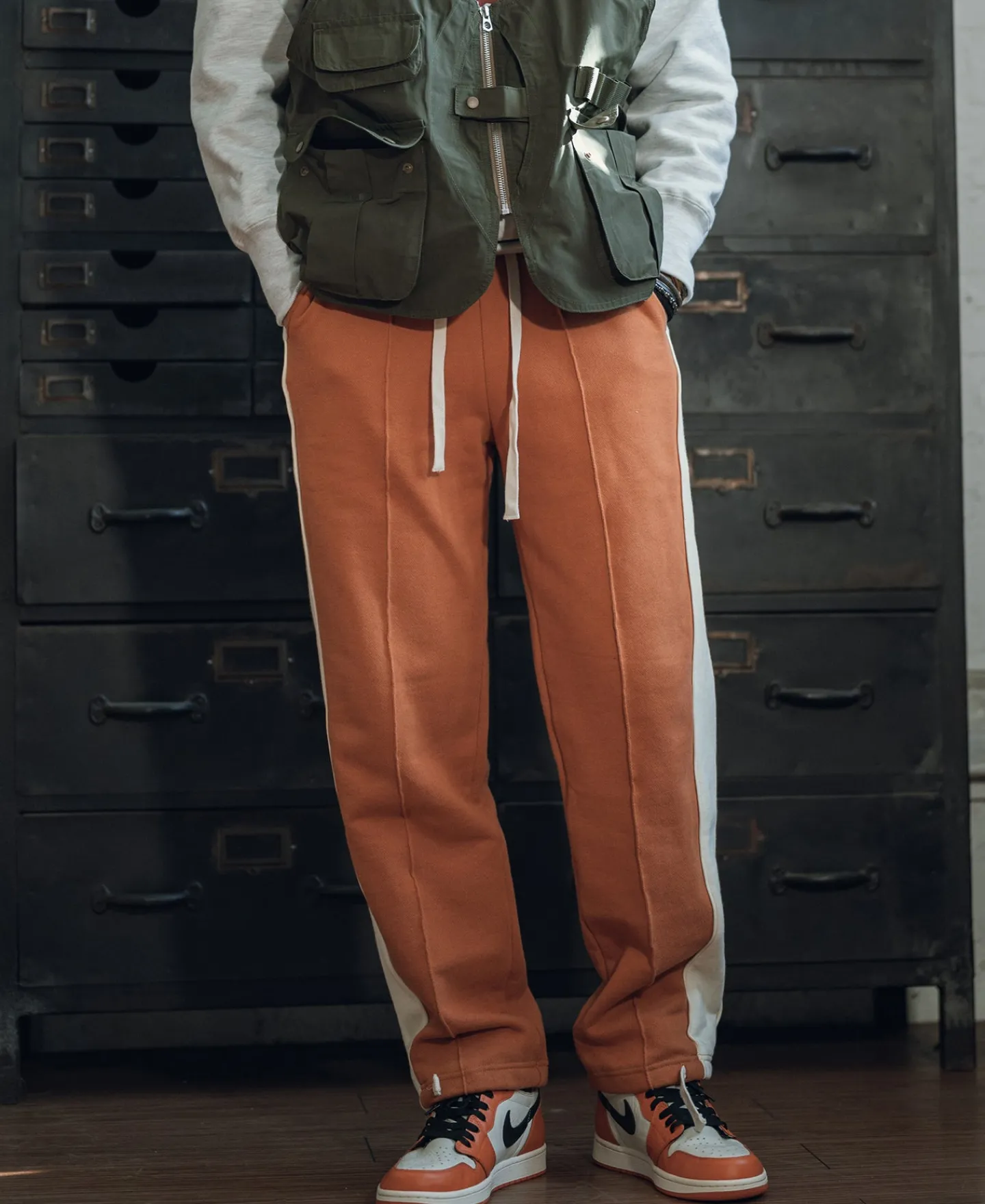 Bronson Mfg Classic Straight-Leg Striped Logo-Embroidered Cotton-Terry Sweatpants -> Pants & Trousers|Sweatpants