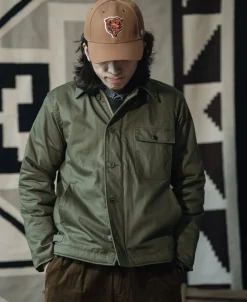 Bronson Mfg Final Version USN A-2 Deck Jacket (Polyester Lamb Wool)><noscript><img width=
